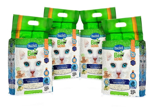 Areia De Gato Biodegradável Pacote 2,5kg Tofu Chalesco