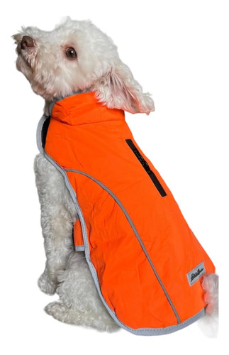 Capa Pilot Impermeable Para La Lluvia Perro Mascotas Talle M