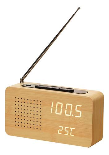 Radio-reloj Con Pantalla Despertadora, Radio De Cabecera, Re