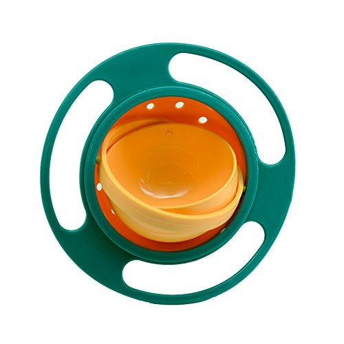 Ztl Baby Gyro Bowl 360 Dgree Rotación Resistente A Derrames 
