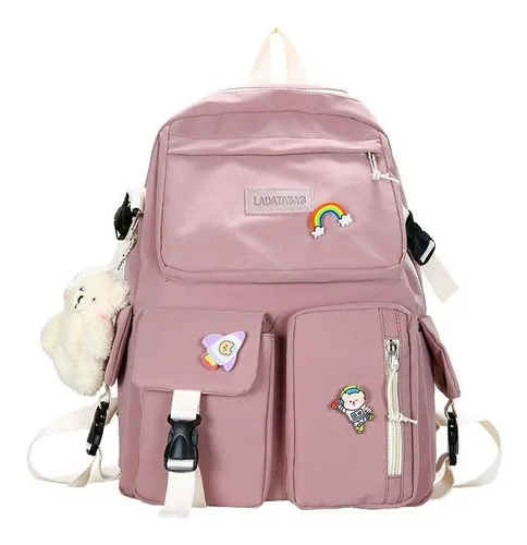 Mochila vans cheap realm rosa