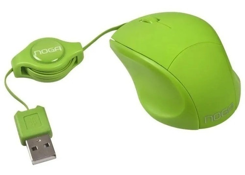 Mouse Mini Usb Retractil Noga Ngm-418 Colores- Regalo