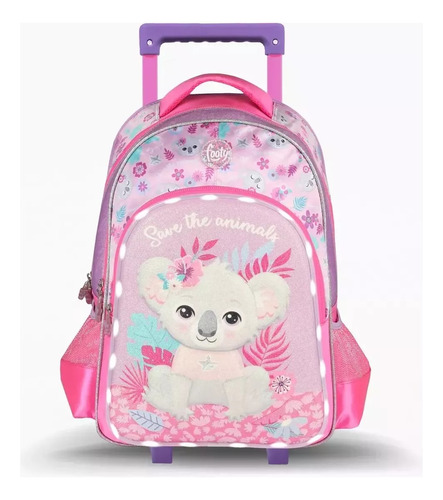 Mochila Carrito Footy Koala 18'' Con Luz Led Footy - E.full