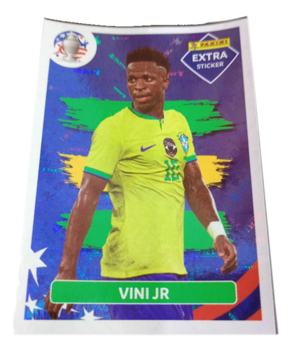Figurita Extra Sticker Vinicius Jr Base Copa América 2024