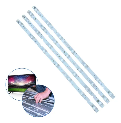 comprar Kit Completo De Barras Led Tcl 50p65us 50p65 50p8m 50sk8300