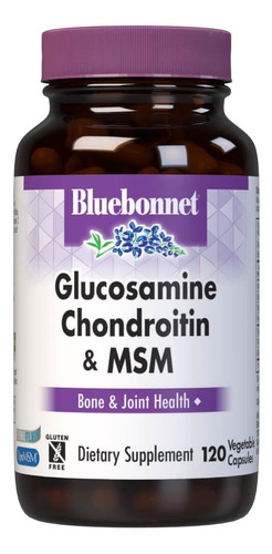 Bluebonnet - Glucosamina Con Condroitina + Msm 12o Caps