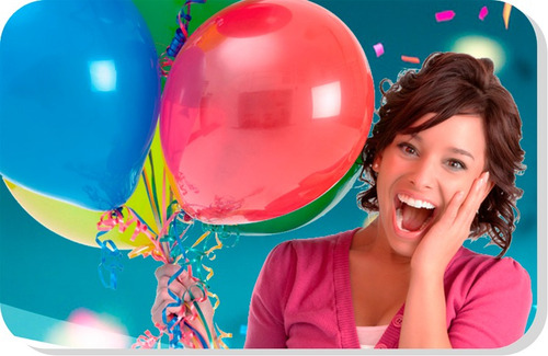 Globos Latex Neón 100 Pz #9 Biodegradables Brillan Luz Negra