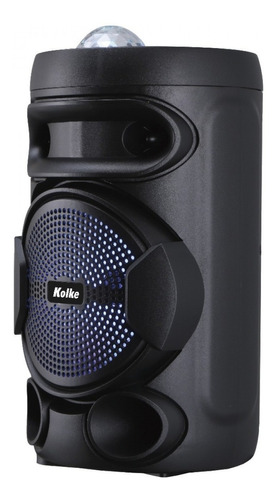 Parlante Bluetooth Disco De 6.5  Kpb-521 Con Luz Radio Mic