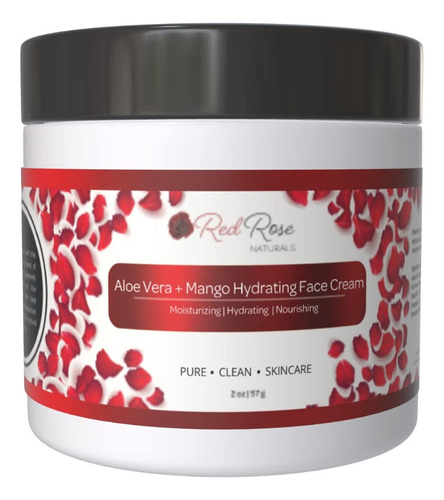 Red Rose Naturals Crema Facial Hidratante De Mango De Aloe V