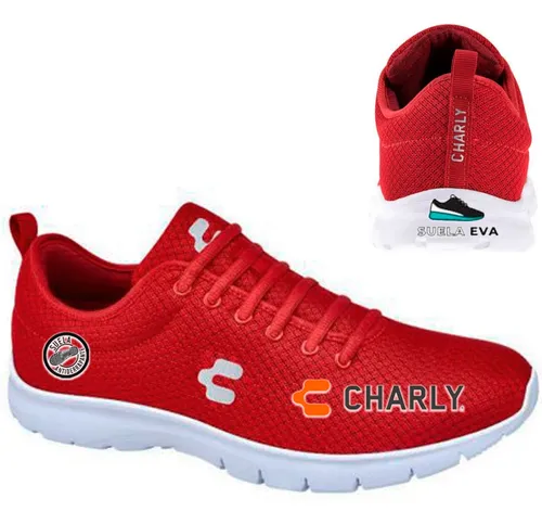 Tenis Charly Rojo Deportivo 2935 Original Antiderrapante Cuotas