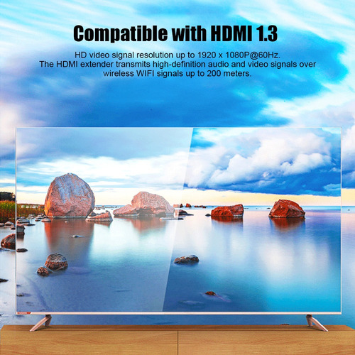 Extensor Inalámbrico Wifi 1080p Hdmi Rf 802.11a/n De 24 Dbm