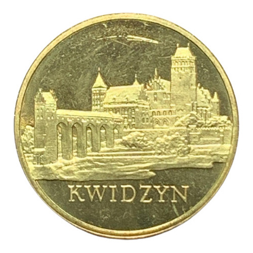 Moneda Polonia 2 Zlote Año 2005 Y# 577 Kwidzyn