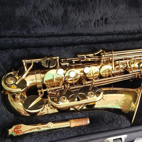Imagem 10 de 10 de Sax Alto Yanagisawa A500 Made Japan Original, Logo Vermelho