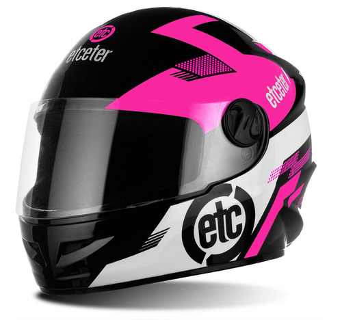 Capacete Liberty Infantil Etceter Feminino Tamanho 54 Rosa