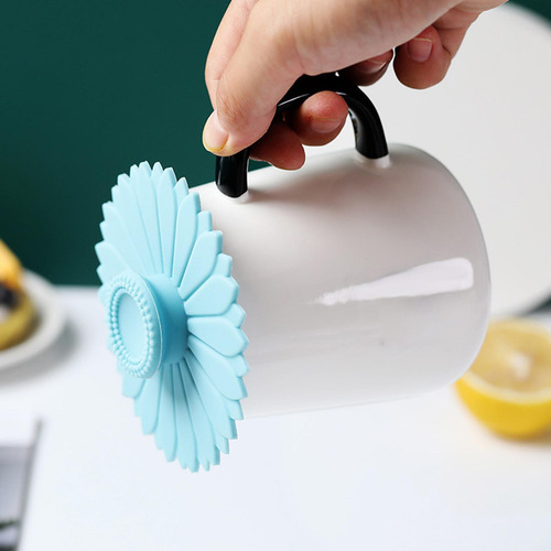Tapa De Silicona Para Taza, Cubierta Creativa A Prueba De