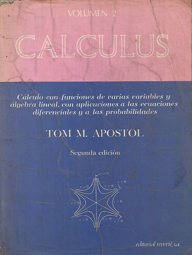 Calculus Vol. 2 Tom Apostol 