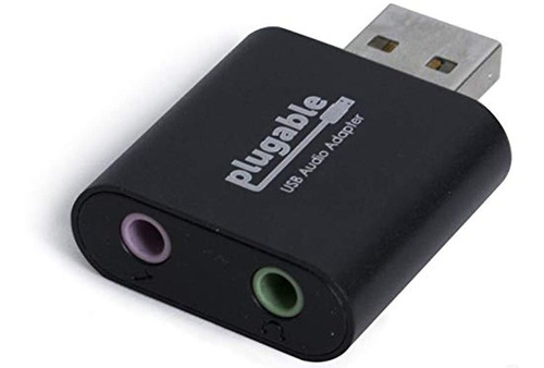 Enchufable Usb Adaptador De Audio Con 3.5 mm