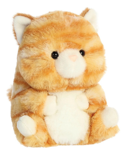 Peluches Aurora Rolly Pets Gato Naranja Tabby Orange Kitten