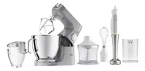 Comprar Pack Repostero Batidora Kenwood Chef Xl Kvl85004si + Pimmer Color Gris Frecuencia 50 Hz 7 60 Hz