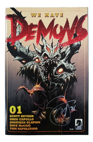 Comic We Have Demons #1 Firmado Por Scott Snyder Dark Horse