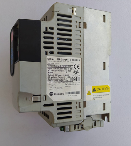 Variador De Velocidad Powerflex Allen Bradley 22e-d2p5n113 (Usado)