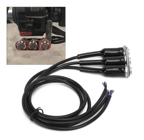 Interruptor De Manillar De Motocicleta Led Botón De Encendid
