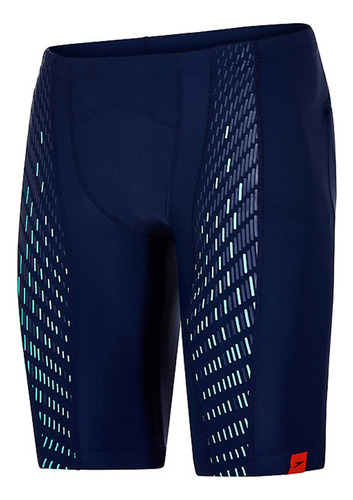 Short De Baño Speedo Pwrmsh Pro Hombre Natación Azul Marino