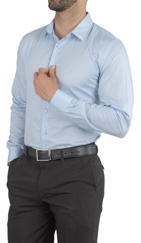 Camisa Charles Celeste