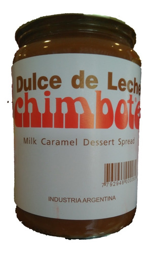 Dulce De Leche Chimbote Frasco De 850gr