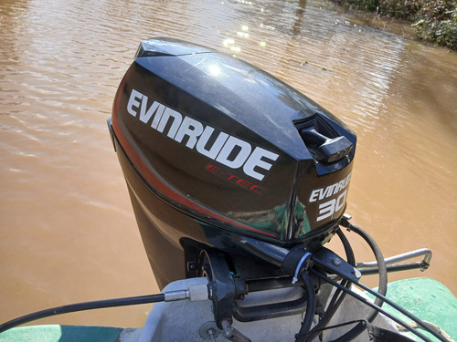 Evinrude E-tec 30 Hp, Pata Larga, Comando A Distancia