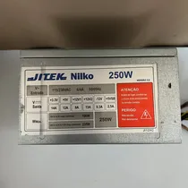 Comprar Fonte Nominal Jitek Nilko Modelo: Ji12xc 24p 250w Sata Atx