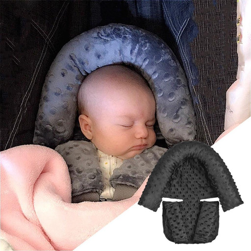 Soporte Para La Cabeza Del Bebé Universal Recién Negro