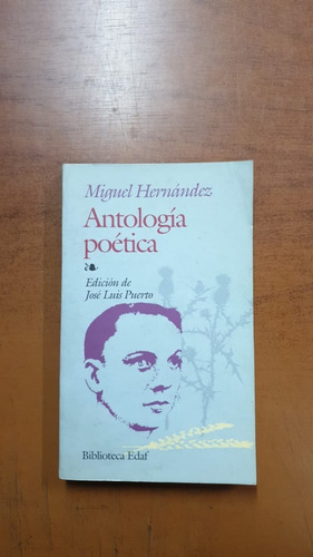 Antologia Poetica-miguel Hernandez-libreria Merlin