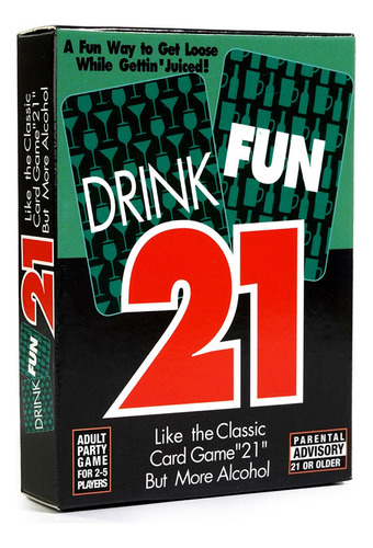 Juegos De Cartas Drink Fun 21 Drink Drinking Para Adultos Fu