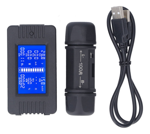 Monitor De Batería: 8120 V, 0100 A, 0999 Ah, Capacidad, Volt
