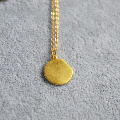 Unique Vintage Zodiac Coin Pendant Necklace With Embossed