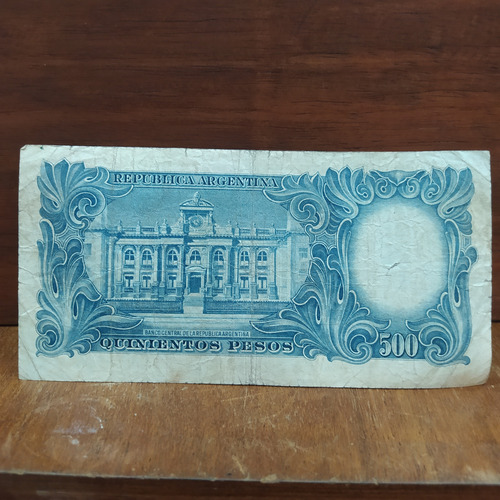 Antiguo Billete 500 Pesos Mon Nac San Martín Joven Bott 2106