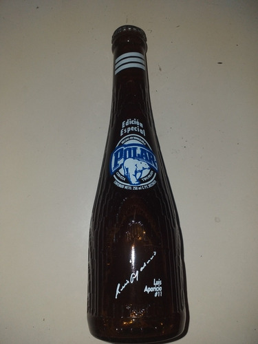 Imagen 3 de 4 de Botellas Polar De Coleccion. Bate. Luis Aparicio. David C.