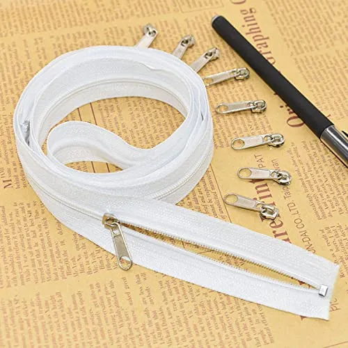 Cremallera De Nylon #3 De 10 Yardas, Rollo De Cremaller...
