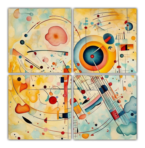 100x100cm Cuadro Artes Inspiracion Protagonismo Kandinsky