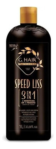 Escova Progressiva Speed Liss 3 em 1 1L