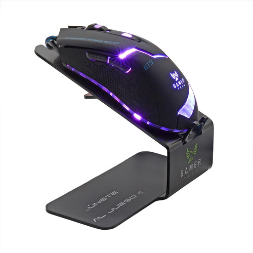 Mouse Gamer Óptico Gt3 Negro Luces Led. 