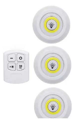 Lámparas Luz Led X3 Portátil Inalámbricas Adhesivas +control