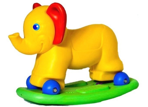 Imagen 5 de 7 de Elefante Mecedor Y Andarin Vegui 2 En 1 Pata Pata Planeta