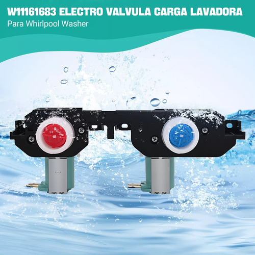 120v Electro Valvula Carga Lavadora Compatible Con Whirlpool