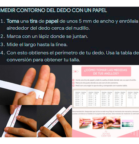 Alianzas De Plata Y Oro 18k M3d3 Rose Con Cintillo Rojo 8 Al 33