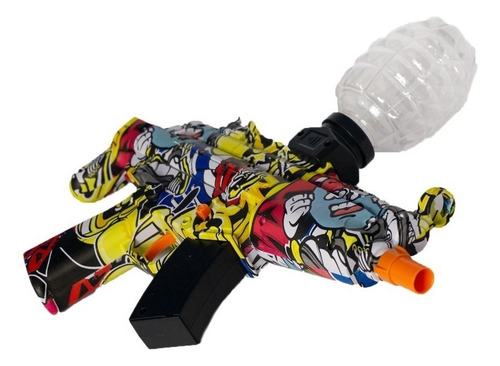 Ametralladora Pistola Automática Hidrogel Mp5 Gotcha Juguet