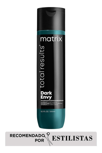 Acondicionador Matizador Verde Cabello Castaño Oscuro con Color Dark Envy 300ml Matrix