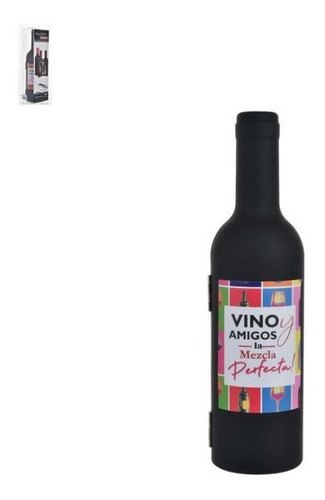 Accesorios Para Vino Concepts 4pz Botella Vino Amigos