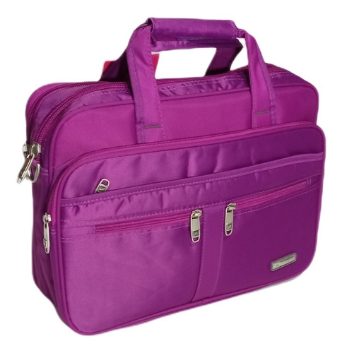 Portafolio  Portalaptop Ejecutivo Dama Color Violeta Gf284